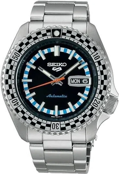SEIKO SEIKO 5 SPORTS SPECIAL EDITION BLACK CHECKERED AUTOMATIC MEN'S WATCH
