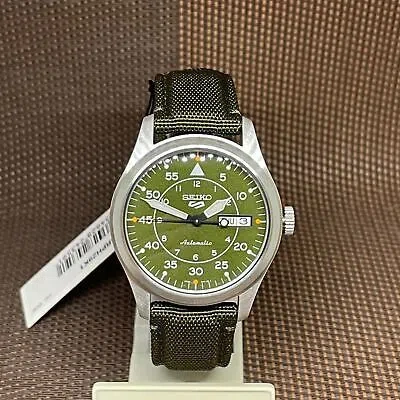 SEIKO SEIKO 5 SPORTS SRPH29K1 FIELD SPORTS STYLE GREEN MILITARY AUTOMATIC MEN'S WATCH