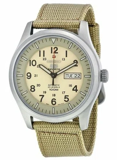 SEIKO SEIKO MEN'S 5 SPORTS DESERT MILITARY AUTOMATIC MEN'S SNZG07J1 US4