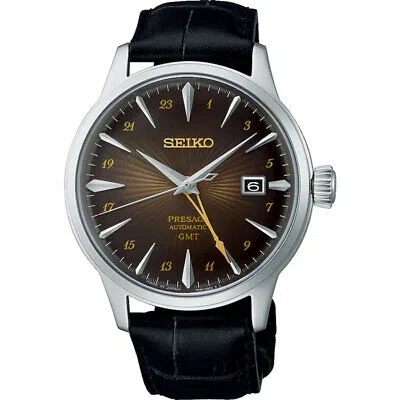 SEIKO SEIKO PRESAGE SARY243 BROWN COCKTAIL TIME AUTOMATIC MEN'S WATCH IN BOX