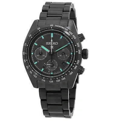 SEIKO SEIKO PROSPEX CHRONOGRAPH BLACK DIAL MEN'S WATCH SSC917P1