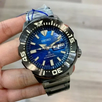 SEIKO SEIKO PROSPEX MONSTER AUTOMATIC SRPE09K1 + WORLDWIDE WARRANTY + SEIKO BOX US4