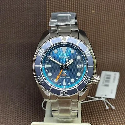 SEIKO SEIKO PROSPEX SFK001J1 SEA SUMO GMT SOLAR POWER BLUE ANALOG JAPAN MEN'S WATCH