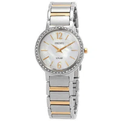 SEIKO SEIKO SOLAR MOP DIAL LADIES WATCH SUP469