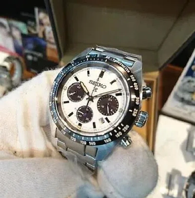 SEIKO SEIKO WATCH PROSPEX SPEEDTIMER SOLAR CHRONOGRAPH SBDL085 MEN'S SILVER