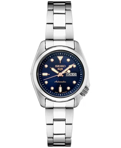SEIKO WOMEN'S AUTOMATIC 5 SPORTS STAINLESS STEEL BRACELET WATCH 28MM