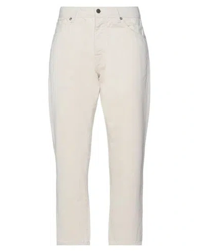 SELECTED HOMME SELECTED HOMME MAN JEANS IVORY SIZE 34W-34L ORGANIC COTTON