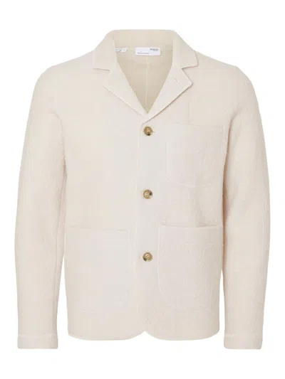 SELECTED SHIRTS MAN SELECTED 16090154 HEAKY OATMEAL