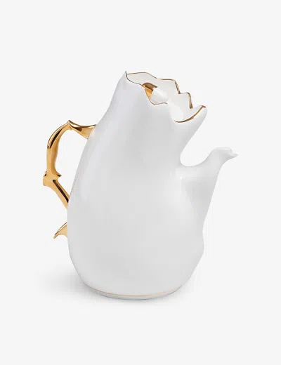 SELETTI MELTDOWN CURVED PORCELAIN TEAPOT 23CM