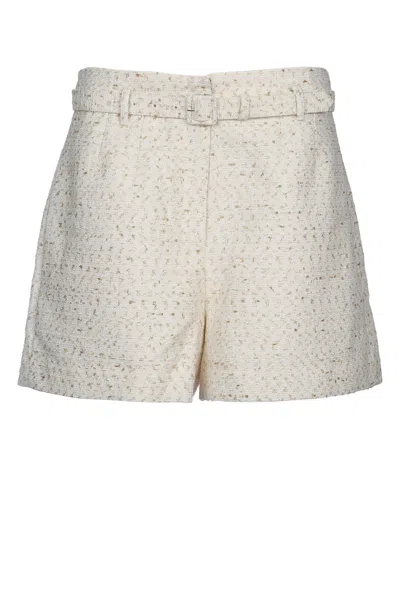 SELF-PORTRAIT SELF PORTRAIT CREAM BOUCLE SHORT