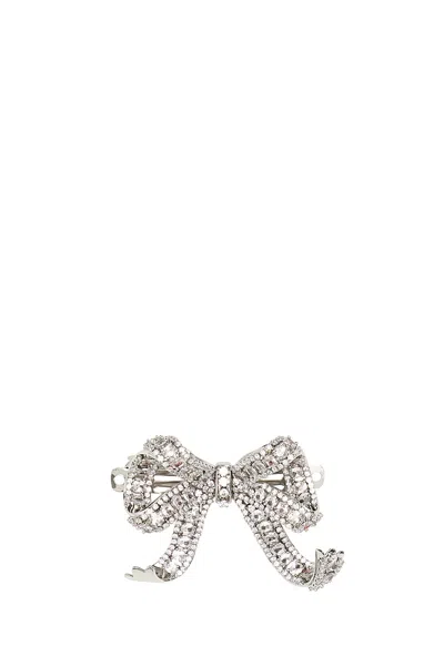 SELF-PORTRAIT EMBELLISHED METAL HAIR CLIP