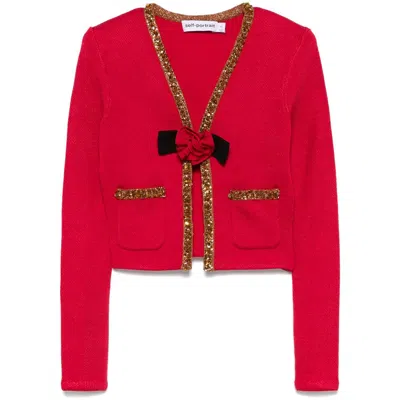 SELF-PORTRAIT RED SWEATERS