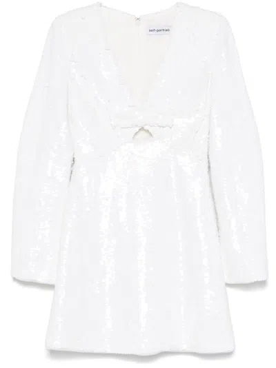 SELF-PORTRAIT SEQUIN MINI DRESS
