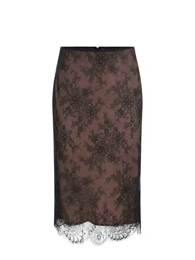 SELF-PORTRAIT SELF-PORTRAIT  MIDI SKIRT