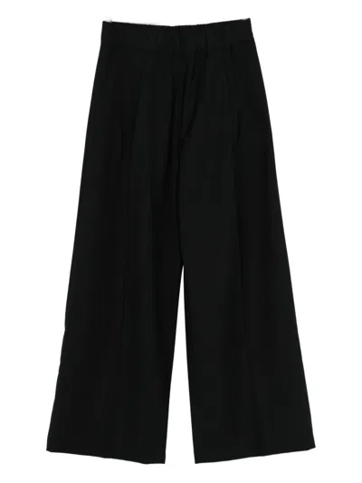 SEMICOUTURE JHONNY PLEATED ELASTIC-WAIST TROUSERS