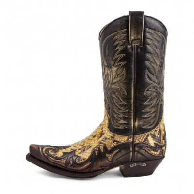 SENDRA 3241 SENDRA BOOTS COWBOYSTIEFEL DENVER WEST 075 TIERRA PYTHON PANIZO