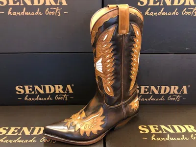 SENDRA SENDRA BOOT COWBOYSTIEFEL WESTERNSTIEFEL 6990 BRAUN