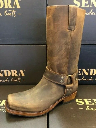 SENDRA SENDRA BOOTS COWBOYSTIEFEL WESTERNSTIEFEL BIKERSTIEFEL MOTORRADSTIEFEL 8833 BRO