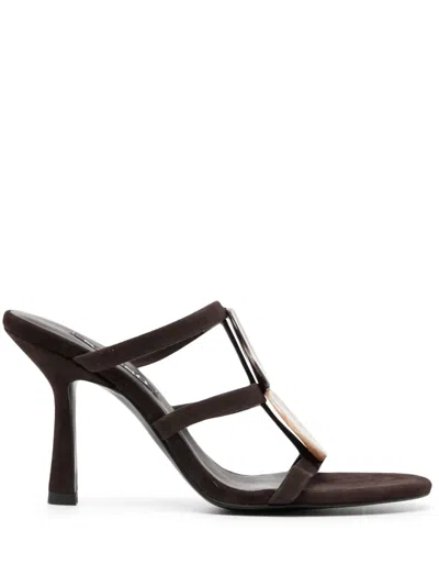 SENSO KAYE 95MM SUEDE SANDALS