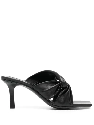 SENSO MILA 80MM LEATHER MULES