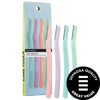 SEPHORA COLLECTION 4 PIECE FACIAL RAZOR SET 4 PIECES / SET
