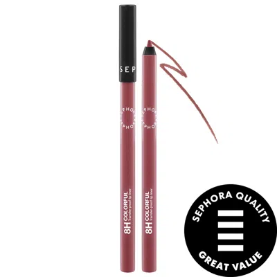 SEPHORA COLLECTION 8HR LONGWEAR COLORFUL LIP LINER 06 ROSEWOOD MOOD 0.04 OZ / 1.2 G