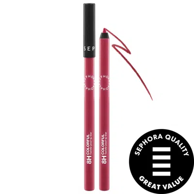 SEPHORA COLLECTION 8HR LONGWEAR COLORFUL LIP LINER 19 CRUSHED RASPBERRY 0.04 OZ / 1.2 G