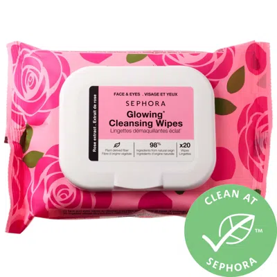 SEPHORA COLLECTION CLEANSING + EXFOLIATING WIPES ROSE ROSE / 1 PACK