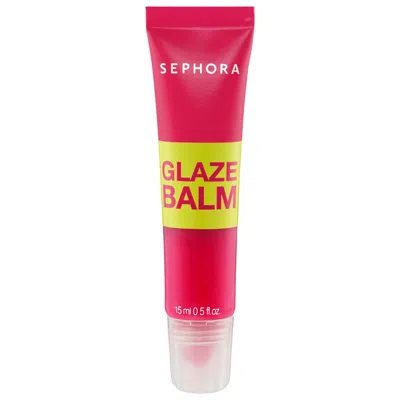 SEPHORA COLLECTION GLAZE HYDRATING LIP BALM 03 CHERRY PUNCH 0.5 FL. OZ. / 15 ML.