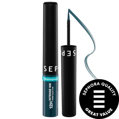 SEPHORA COLLECTION INTENSE FELT-TIP 12HR LIQUID WATERPROOF EYELINER 03 FOREST GREEN 0.09 OZ / 2.8 G