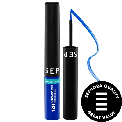 SEPHORA COLLECTION INTENSE FELT-TIP 12HR LIQUID WATERPROOF EYELINER 05 COBALT BLUE 0.09 OZ / 2.8 G