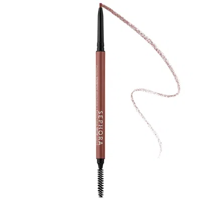 SEPHORA COLLECTION RETRACTABLE EYEBROW PENCIL - WATERPROOF 02 NUTMEG BROWN 0.003OZ / 0.08G