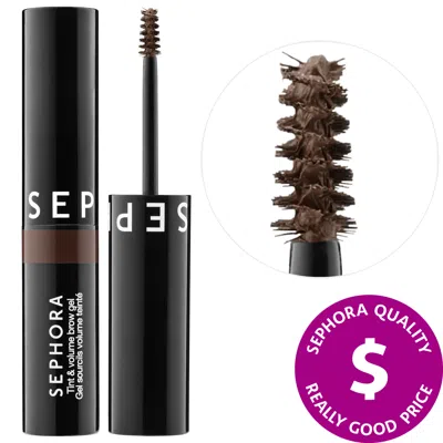 SEPHORA COLLECTION TINTED VOLUMIZING EYEBROW GEL 06 SOFT CHARCOAL 0.16 OZ / 5 ML