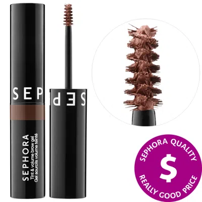 SEPHORA COLLECTION TINTED VOLUMIZING EYEBROW GEL 08 CHOCOLATE BROWN 0.16 OZ / 5 ML