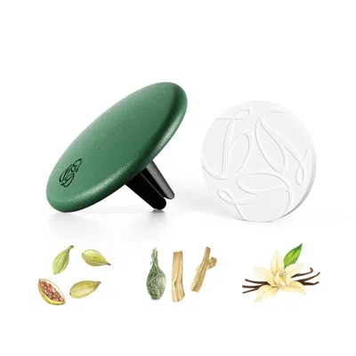 SEREE OUD GREEN LAMBSKIN CAR DIFFUSER & INSERT