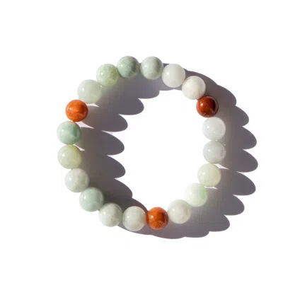 SEREE WOMEN'S PEA BEADED JADE BRACELET