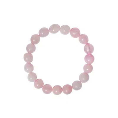 SEREE WOMEN'S MANIFEST COLLECTION LOVE PINK CRYSTAL BEADED BRACELET