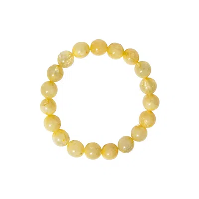 SEREE WOMEN'S MANIFEST COLLECTION ABUNDANCE YELLOW CRYSTAL BEADED BRACELET