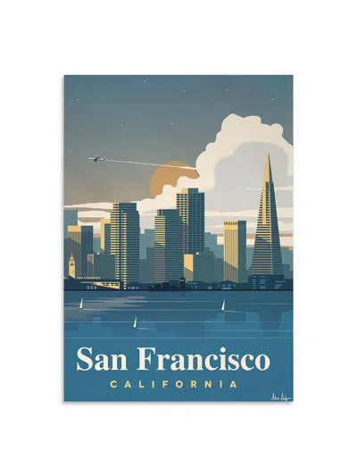 SERGEANT PAPER ALEX ASFOUR SAN FRANCISCO TRAVEL POSTER, SIZE A5