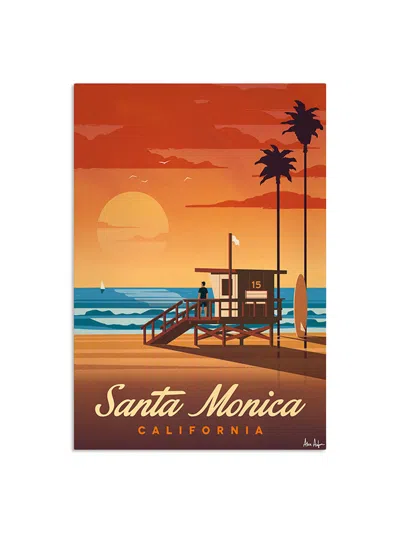 SERGEANT PAPER ALEX ASFOUR SANTA MONICA CITIES POSTER, SIZE A3