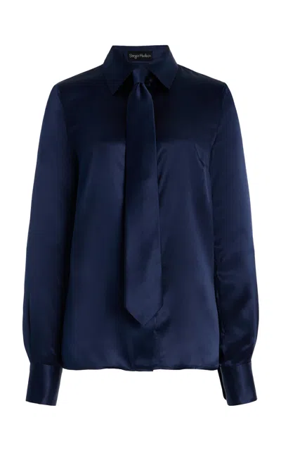 SERGIO HUDSON SERGIO HUDSON NECK TIE SILK TOP