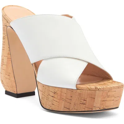 SERGIO ROSSI SERGIO ROSSI PLATFORM CORK WRAP SANDAL