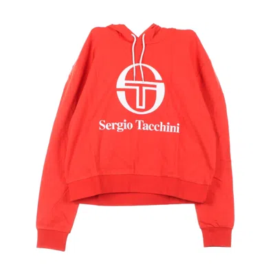 SERGIO TACCHINI CLEO WOMEN'S CROPPED HOODIE VINTAGE RED/NAVY