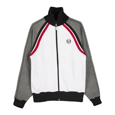 SERGIO TACCHINI GHIBLI TRACKTOP MEN'S TRACK JACKET WHITE/DARK GREY/MELANGE