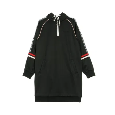 SERGIO TACCHINI WOMEN'S DAISY TRACK DRESS BLACK/PINK CREAM