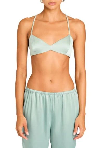 SER.O.YA SER.O.YA COURTNEY SILK BRALETTE