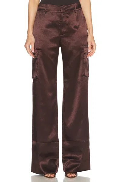 SER.O.YA GALIA SATIN CARGO PANT