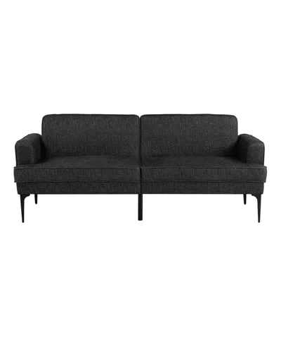 SERTA 83.1" POLYESTER PALERMO CONVERTIBLE SOFA