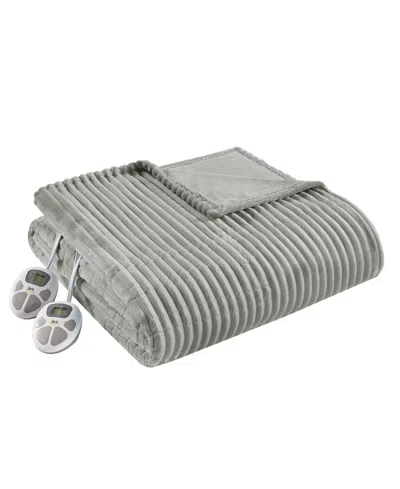 SERTA CORDED PLUSH HEATED BLANKET, TWIN