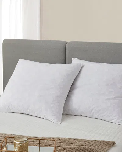 SERTA SERTA PACK OF 2 FEATHER EURO SQUARE PILLOWS